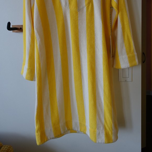 Hooded Cabana Dress beach vacay vacation cover-up resort terry cloth XS 0 - Picture 2 of 11